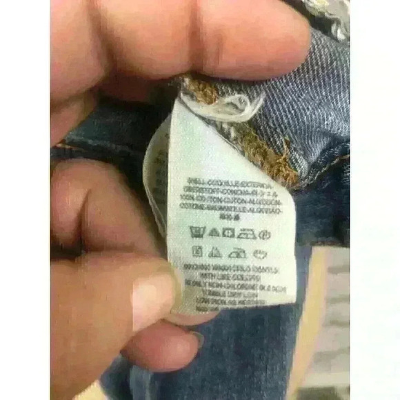 Free People Denim Jean Jacket Size XS Medium Wash Button Up Long Sleeve Collared - Picture 10 of 11